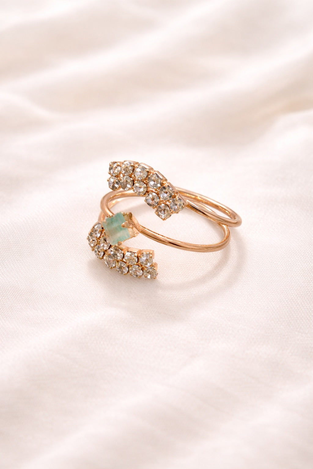 Aurora Crystal Wrap Ring