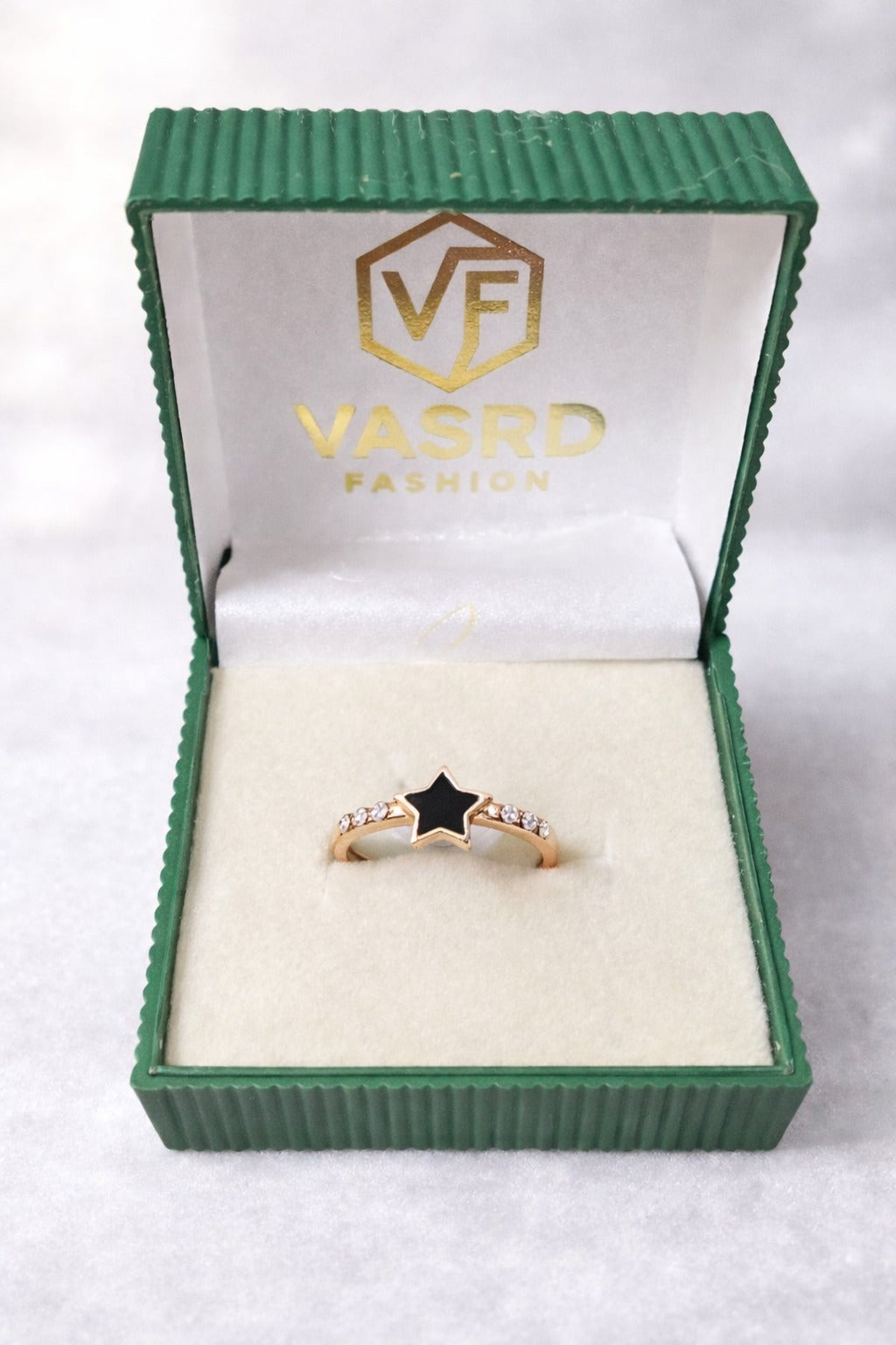Elegant Rose Gold Bracelet Watch with Green Crystal