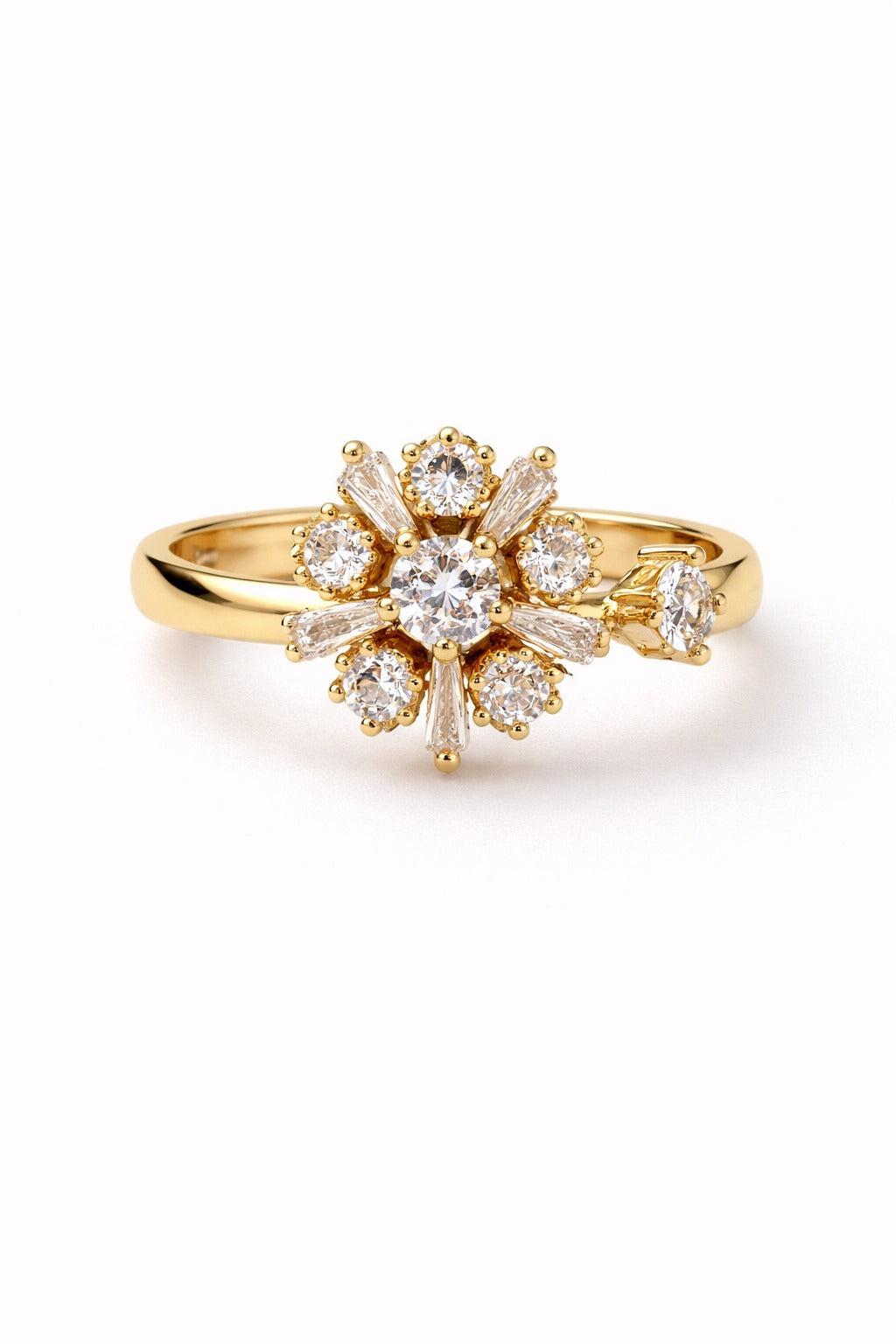 Heart Bloom Spark Ring